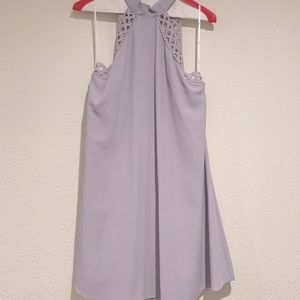 Lulu’s lavender open-back dress